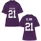 Women's Replica Bud Clark TCU Horned Frogs Football College Jersey - Purple