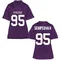 Women's Replica Caleb Sempebwa TCU Horned Frogs Football College Jersey - Purple