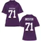 Women's Replica Creece Brister TCU Horned Frogs Football College Jersey - Purple