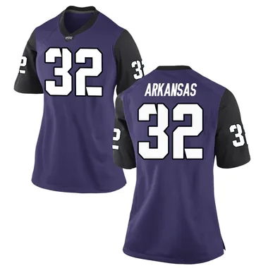 Women's Replica Dillon Arkansas TCU Horned Frogs Football College Jersey - Purple