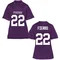 Women's Replica Fletcher Fierro TCU Horned Frogs Football College Jersey - Purple