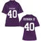 Women's Replica Franklin Estrada II TCU Horned Frogs Football College Jersey - Purple