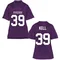 Women's Replica Griffin Kell TCU Horned Frogs Football College Jersey - Purple