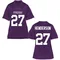 Women's Replica Gunnar Henderson TCU Horned Frogs Football College Jersey - Purple