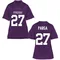 Women's Replica Hayden Parga TCU Horned Frogs Football College Jersey - Purple