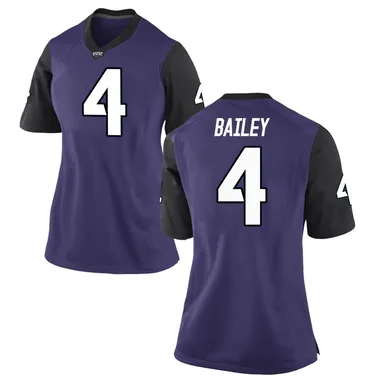 Women's Replica Jordyn Bailey TCU Horned Frogs Football College Jersey - Purple