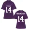 Women's Replica Joseph Manjack IV TCU Horned Frogs Football College Jersey - Purple