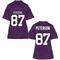 Women's Replica Mason Peterson TCU Horned Frogs Football College Jersey - Purple