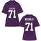 Women's Replica Mike Nichols TCU Horned Frogs Football College Jersey - Purple