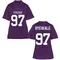 Women's Replica Paul Oyewale TCU Horned Frogs Football College Jersey - Purple