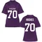 Women's Replica Ryan Hughes TCU Horned Frogs Football College Jersey - Purple