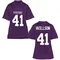 Women's Replica TJ Willson TCU Horned Frogs Football College Jersey - Purple