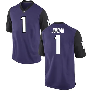 Youth Game Austin Jordan TCU Horned Frogs Football College Jersey - Purple