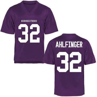 Youth Game Brant Ahlfinger TCU Horned Frogs Football College Jersey - Purple