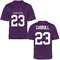 Youth Game Derrick Carroll TCU Horned Frogs Football College Jersey - Purple