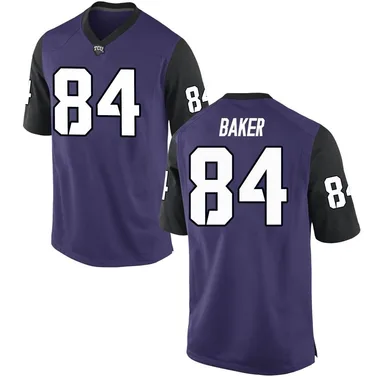 Youth Game Gekyle Baker TCU Horned Frogs Football College Jersey - Purple