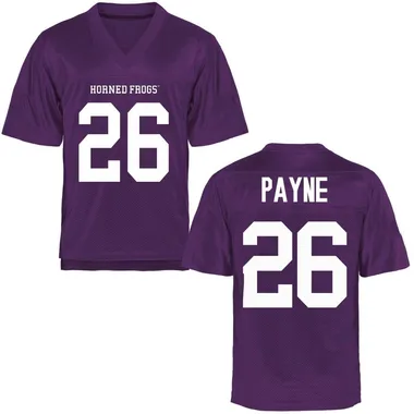 Youth Game Jeremy Payne TCU Horned Frogs Football College Jersey - Purple