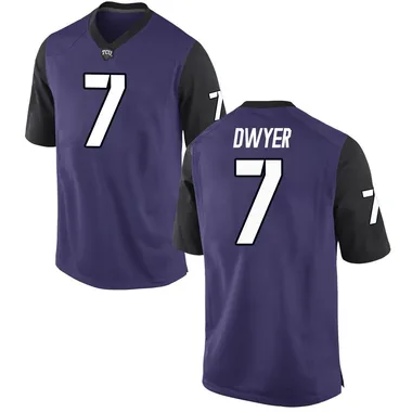 Youth Game Jordan Dwyer TCU Horned Frogs Football College Jersey - Purple