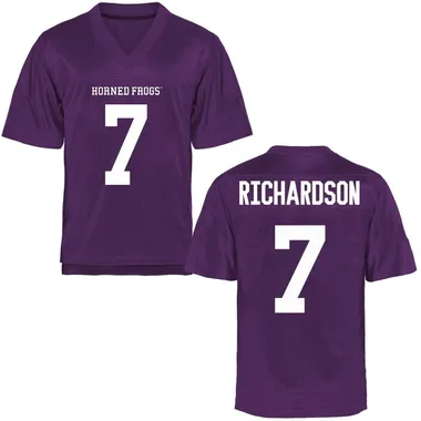 Youth Game JP Richardson TCU Horned Frogs Football College Jersey - Purple