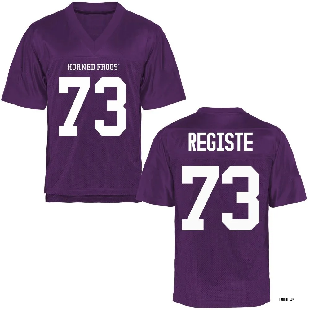 Youth Game Kilian Registe TCU Horned Frogs Football College Jersey - Purple