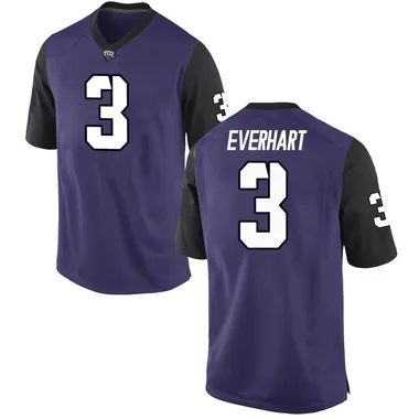 Youth Game Major Everhart TCU Horned Frogs Football College Jersey - Purple