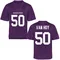 Youth Game Witten Van Hoy TCU Horned Frogs Football College Jersey - Purple