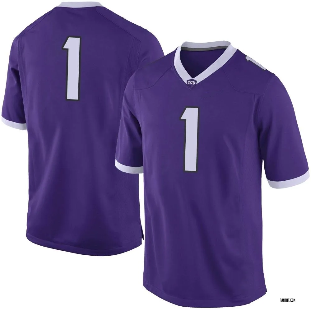 Youth Limited Abe Camara TCU Horned Frogs Football College Jersey - Purple