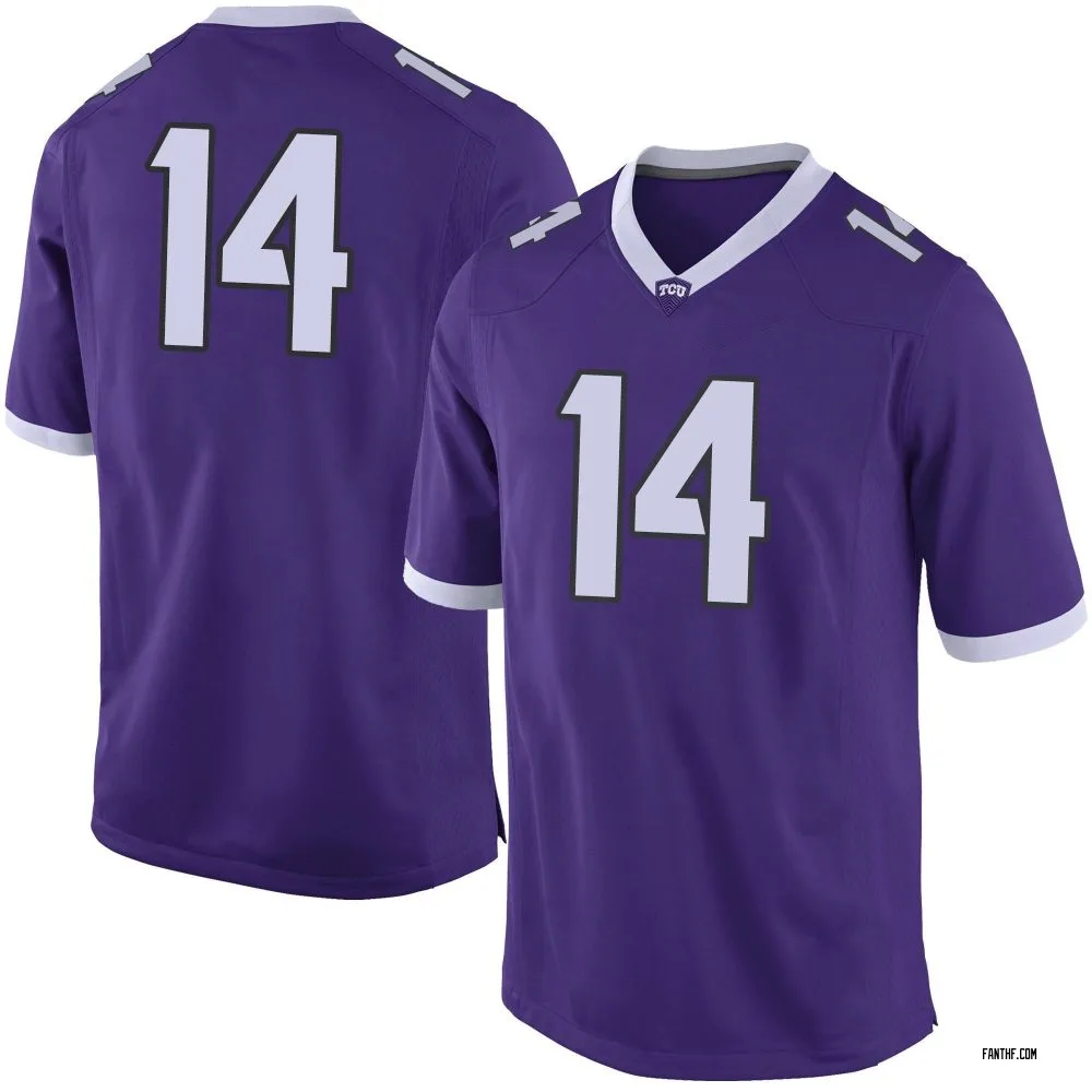 Youth Limited John Schobel TCU Horned Frogs Football College Jersey - Purple
