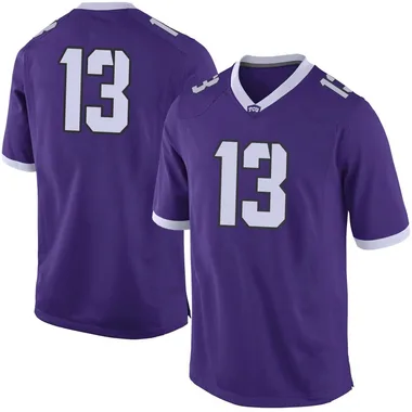 Youth Limited Jon Denman TCU Horned Frogs Football College Jersey - Purple