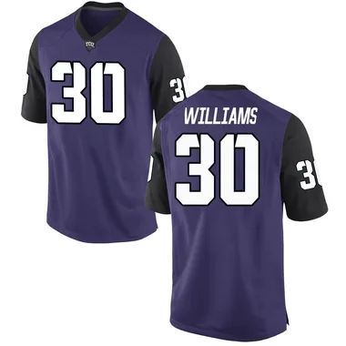 Youth Replica Anthony Williams TCU Horned Frogs Football College Jersey - Purple