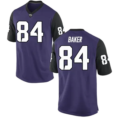 Youth Replica Gekyle Baker TCU Horned Frogs Football College Jersey - Purple
