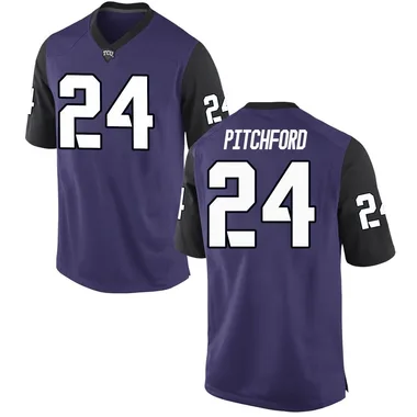 Youth Replica Joe Pitchford TCU Horned Frogs Football College Jersey - Purple