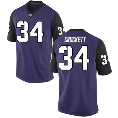 Youth Replica Judson Crockett TCU Horned Frogs Football College Jersey - Purple